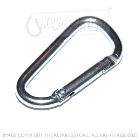 45mm Carabiner Keyring - Metal